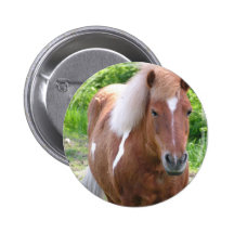 Draught Horse Round Pin
