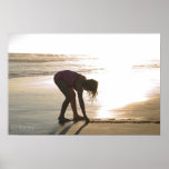 Drawing A Line In The Sand Poster