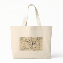 Drawing by Leonardo da Vinci Canvas Bag