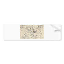 Drawing by Leonardo da Vinci Bumper Stickers