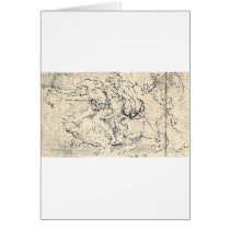 Drawing by Leonardo da Vinci Cards