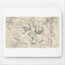 Drawing by Leonardo da Vinci Mouse Mats