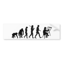 Drawing lovers Sketch artist Potraits bumper stickers