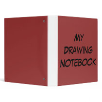Drawing Notebook binders by stonesstore Drawing Notebook binders