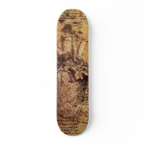Drawing of the heart and its blood vessels skateboards