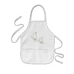 Drawing of Two Birds on a Branch Aprons