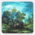 Drawing Vintage Cottage Sticker