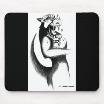 Drawing: Werewolf mousepads by serenitystudios Drawing: Werewolf mousepads