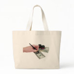 DrawingMoney041809 Canvas Bags