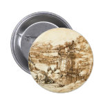 Drawings by Leonardo da Vinci Pinback Button