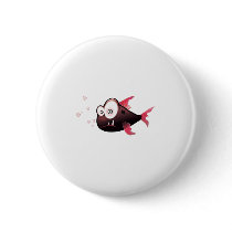 Drawn Fish Underwater Friend Comic Colors Pinback Buttons