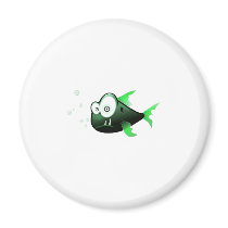 Drawn Fish Underwater Friend Comic Colors Refrigerator Magnet