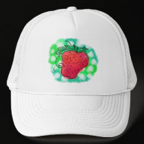 Drawn Strawberry Hat
