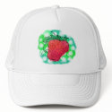 Drawn Strawberry Hat by dinijaz Drawn Strawberry Hat