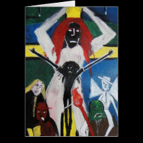 DREAD AS RED HEAD JESUS cards