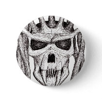 dread skull buttons