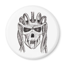 dread skull magnets