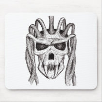 dread skull mousepads