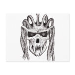 dread skull post cards