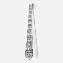 dread skull repeat tie