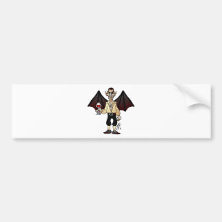 Dreaded Dracula Car Bumper Sticker