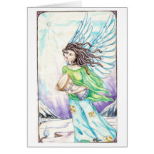 Dreadie Angel #1 Greeting Card