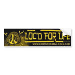 DreadLock_Bumpersticker Bumper Sticker