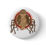 Dreadlock Girl Pin
