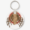 Dreadlock Girl keychains by brev87 Dreadlock Girl keychains