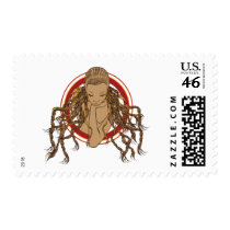Dreadlock Girl postage