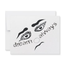 Dream always invitations by naranjay Dream always invitations