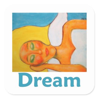 Dream Angel Art sticker