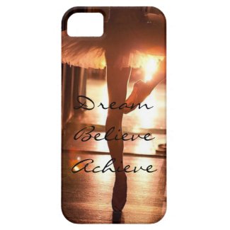 Dream Believe Achieve Ballet iPhone 5 Cases