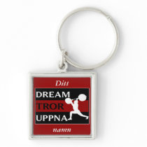 Dream Believe Achieve Swedish Weightlifter Keychai Key Chains