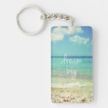 Dream big acrylic key chains