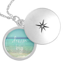 dream, big, quote, dream big, motivationnal, funny, cool, life, inspirational, spiritual, be yourself, dreams, achievement, quotes, travel, fun, dreaming, necklace, Necklace with custom graphic design
