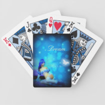 Dream Blue fairy playing cards playing cards