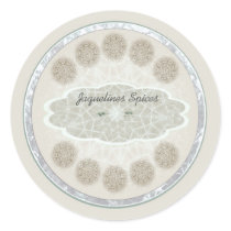 Dream catcher cinnamon swirl personalizable label stickers