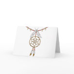 Dream Catcher Necklace Greeting Cards