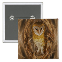 Dream catcher owl pin