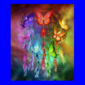 Dream Catcher - Rainbow Dreams Art Poster/Print