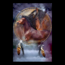 Dream Catcher Series - Spirit Horses Poster/Print posters