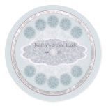 Dream catcher slate blue personalizable labels stickers