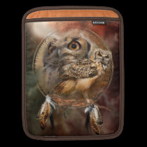 Dream Catcher - Spirit Owl iPad Sleeve ipad sleeves