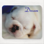 "Dream" English Bull Dog Puppy Mousepads