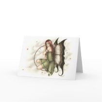 Dream Fairy Autumn Greeting Card by zindyzone Dream Fairy Autumn Greeting Card