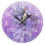 Dream Fairy in the Stars Wall Clock
