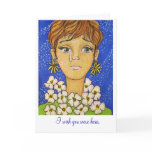 Dream Girls Inspired Illustration Greeting Card