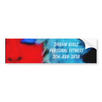 Dream Girlz Studio Designz Bumper Sticker bumper stickers by Toneemarie Dream Girlz Studio Designz Bumper Sticker bumper stickers