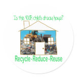 dream home round sticker